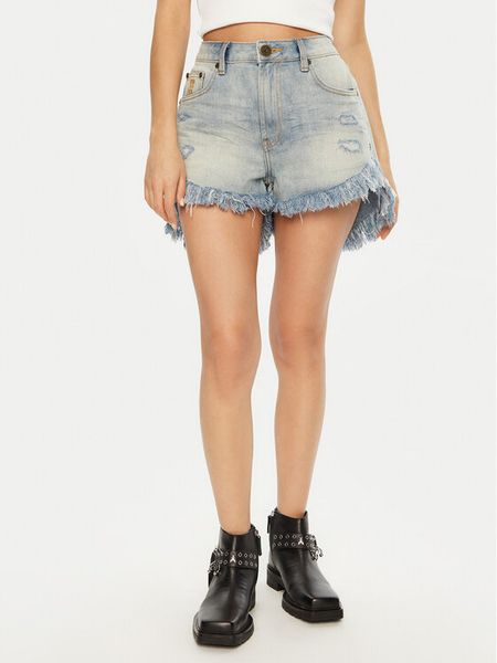 One Teaspoon Szorty jeansowe Outlaws 26779 Niebieski Regular Fit. Niebieskie szorty damskie One Teaspoon, bez wzorów, z bawełny. Za 309.99 zł.