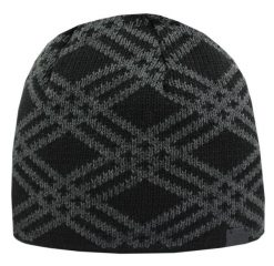 Czapka Jesienno-Zimowa Męska, Czarno-Popielata Ciepła, Ocieplana -PAKO JEANS. Czarne czapki męskie Pako Jeans, na zimę, bez wzorów, z jeansu. Za 35.00 zł.