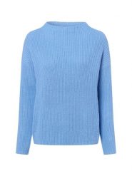 Opus Sweter z dzianiny - Parto Kobiety Bawełna niebieski, 36. Niebieskie swetry nierozpinane damskie Opus, bez wzorów, z bawełny, bez kołnierzyka, bez ramiączek. Za 229.95 zł.