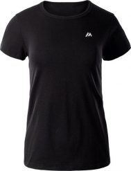 Damska Koszulka Z Krótkim Rękawem Lady Mando sleet/black rozmiar 4XL. Czarne bluzki damskie MARTES, xl, bez wzorów, bez kołnierzyka, bez ramiączek. Za 30.55 zł.