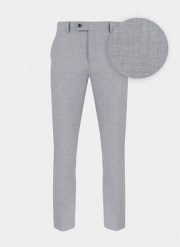 PAKO LORENTE – Szare spodnie garniturowe P22SF-6G-006-S-S. Szare eleganckie spodnie męskie Pako Lorente, s, bez wzorów, z elastanu, eleganckie. Za 79.99 zł.