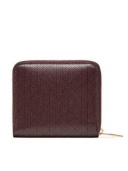 Calvin Klein Portfel Emblem Aop Square Zip Around LV04F1089G Bordowy. Czerwone portfele damskie Calvin Klein, ze skóry. Za 189.99 zł.