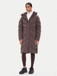 Jack Wolfskin Płaszcz zimowy Marienplatz 1206971 Brązowy Regular Fit. Brązowe płaszcze damskie Jack Wolfskin, na zimę, xs, bez wzorów, z syntetyku, bez kołnierzyka, bez kaptura. Za 1,399.00 zł.