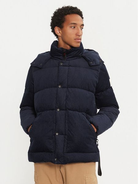 After Label Kurtka puchowa Toledo A00047 Granatowy Regular Fit. Niebieskie kurtki męskie After Label, m, bez wzorów, z bawełny, bez kaptura. Za 2,009.00 zł.