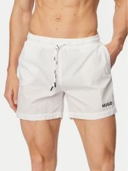 HUGO Szorty kąpielowe Haiti 50469312 Kremowy Regular Fit. Białe kąpielówki męskie Hugo, l, bez wzorów, z poliamidu. Za 259.99 zł.