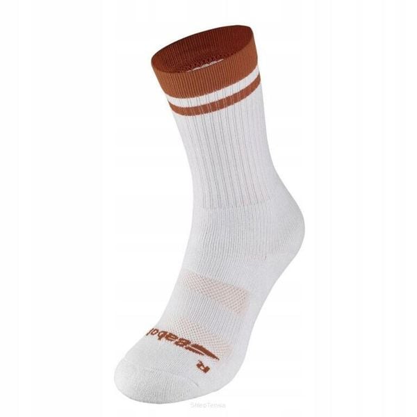 Skarpety Babolat Clay Single Socks Men. Białe skarpetki damskie BABOLAT, bez wzorów. Za 44.99 zł.