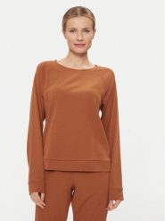 Calvin Klein Underwear Koszulka piżamowa 000QS7003E Brązowy Regular Fit. Brązowe koszule nocne damskie Calvin Klein Underwear, bez wzorów, z bawełny, bez ramiączek. Za 239.99 zł.