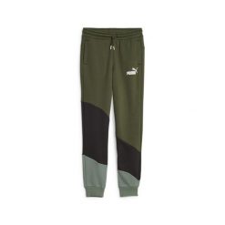 Puma Spodnie Power Cat Fl 67523731. Zielone spodnie dresowe damskie Puma, bez wzorów, z dresówki, sportowe. Za 152.99 zł.