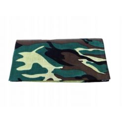 Chusta bandana kamuflaż. Zielone szaliki męskie MFH MAX FUCHS, bez wzorów. Za 13.99 zł.