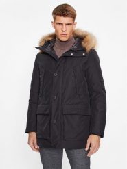Bomboogie Kurtka puchowa CM 228P T GKG3 Czarny Regular Fit. Czarne kurtki męskie Bomboogie, m, bez wzorów, z bawełny, bez kaptura. Za 1,809.00 zł.