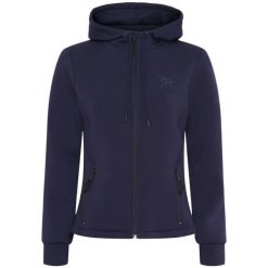 Bluza z kapturem z pełnym zamkiem błyskawicznym Catago Variana. Niebieskie bluzy damskie CATAGO, bez wzorów, z polaru, z kapturem, do jazdy konnej. Za 283.85 zł.