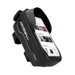Torba rowerowa na ramę Wheel Up 1L pancerna. Czarne torby sportowe męskie WHEEL UP, bez wzorów, z materiału. Za 69.99 zł.