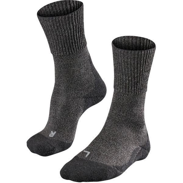 Skarpetki Falke TK1 Wool. Czarne skarpety męskie Falke, bez wzorów, z materiału. Za 172.00 zł.