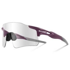 Lekkie okulary rowerowe fotochromowe z poliwęglanu. Fioletowe okulary przeciwsłoneczne damskie WEST BIKING. Za 143.60 zł.