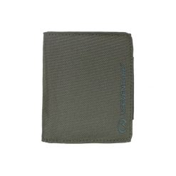 Portfel antykradzieżowy Lifeventure Recycled RFID Wallet - olive. Zielone portfele męskie Lifeventure, bez wzorów. Za 115.28 zł.