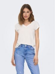 ONLY T-Shirt Free 15287041 Biały Regular Fit. Białe t-shirty damskie ONLY, l, bez wzorów, z syntetyku, bez kołnierzyka, bez ramiączek. Za 59.99 zł.