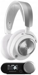 SteelSeries Arctis Nova Pro Wireless P White. Białe słuchawki bezprzewodowe STEELSERIES. Za 1,186.00 zł.