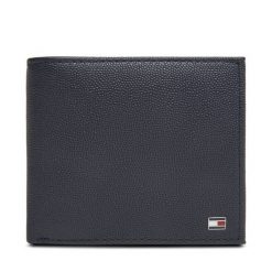 Portfel Tommy Hilfiger. Niebieskie portfele męskie Tommy Hilfiger, bez wzorów. Za 329.99 zł.