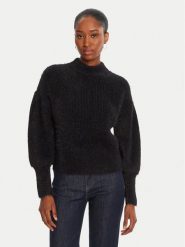 Guess Sweter W4BR25 Z3BH0 Czarny Regular Fit. Czarne swetry nierozpinane damskie Guess, s, z aplikacjami, z syntetyku, bez kołnierzyka, bez ramiączek. Za 299.99 zł.