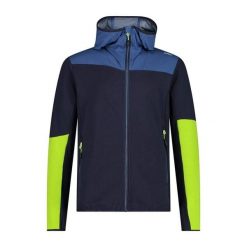 Kurtka męska hybrydowa męska CMP. Niebieskie kurtki męskie CMP, m, bez wzorów, sportowe, bez kaptura. W wyprzedaży za 230.99 zł.