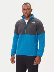 The North Face Polar 1/2 Glacier NF0A89JH Niebieski Regular Fit. Niebieskie bluzy sportowe męskie The North Face, m, bez wzorów, z polaru, bez kaptura. Za 449.99 zł.