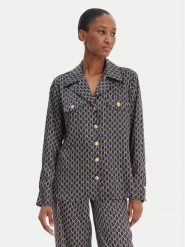 Marciano Guess Koszula 6RGH12 7435A Czarny Regular Fit. Czarne koszule damskie Marciano Guess, z aplikacjami, z syntetyku, bez kołnierzyka, bez ramiączek. Za 799.99 zł.