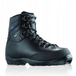 Buty do narciarstwa biegowego ALPINA BC1600 BackCountry. Czarne obuwie trekkingowe damskie Alpina, ze skóry, bez zapięcia. Za 970.00 zł.