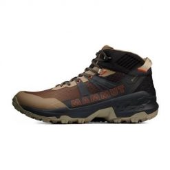 Buty trekkingowe męskie Mammut Sertig Ii Mid Gtx. Brązowe buty zimowe męskie Mammut, z materiału, za kostkę, bez zapięcia. Za 998.00 zł.