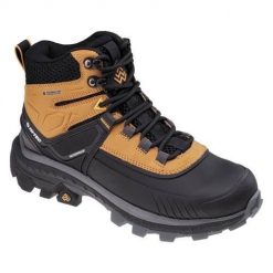 Buty trekkingowe męskie Hi-Tec 34935373171. Czarne trekkingi męskie Hi-tec, z gumy, za kostkę, bez zapięcia. W wyprzedaży za 339.00 zł.