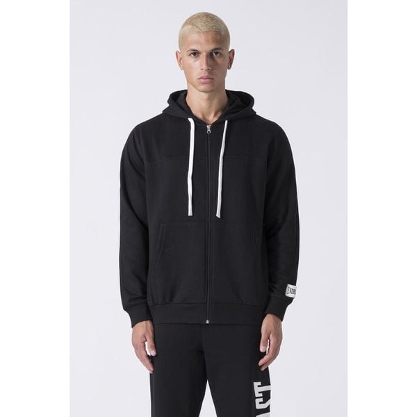 Giacca Capp Felpa. Czarne bluzy męskie EVERLAST, m, bez wzorów, bez ramiączek, bez kaptura. W wyprzedaży za 308.95 zł.