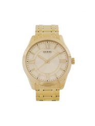 Guess Zegarek Elliot GW0893G3 Złoty. Żółte, analogowe zegarki męskie Guess, z aplikacjami, złote. Za 559.99 zł.