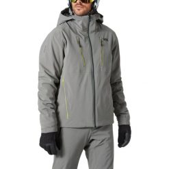 Kurtka Narciarska Męska Helly Hansen Alpha 4.0. Szare kurtki sportowe męskie Helly Hansen, na zimę, m, bez wzorów, bez kaptura, narciarskie. W wyprzedaży za 1,599.20 zł.