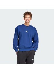 Adidas Bluza Essentials Feel Cozy JE3792 Granatowy Regular Fit. Niebieskie bluzy męskie Adidas, m, bez wzorów, z bawełny, bez ramiączek, bez kaptura. Za 179.99 zł.
