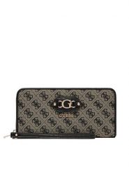 Guess Portfel Samantha Slg SWJT23 13146 Czarny. Czarne portfele damskie Guess, z materiału. Za 294.99 zł.