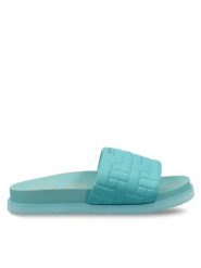 Gant Klapki 30507939 Turkusowy. Niebieskie klapki damskie GANT, bez wzorów, z materiału, bez obcasa, bez zapięcia. Za 139.99 zł.