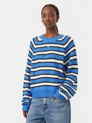 Roxy Sweter One In School ERJSW03715 Niebieski Regular Fit. Niebieskie swetry nierozpinane damskie Roxy, l, bez wzorów, bez kołnierzyka, bez ramiączek. Za 339.99 zł.