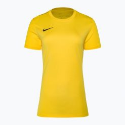 Koszulka piłkarska damska Nike Dri-FIT Park VII. Niebieskie bluzki damskie Nike, xl, bez wzorów, sportowe, bez kołnierzyka, bez ramiączek. Za 74.00 zł.