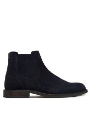 Tommy Hilfiger Sztyblety Corporate Dressy Suede Chelsea FM0FM05953 Granatowy. Niebieskie botki męskie Tommy Hilfiger, bez wzorów, ze skóry, bez obcasa, bez zapięcia. Za 649.99 zł.