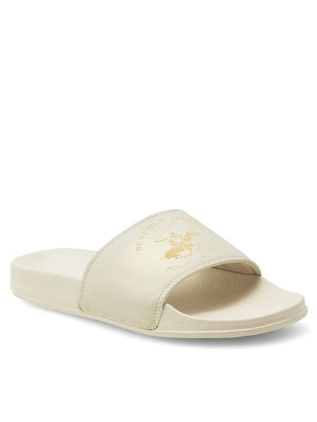Beverly Hills Polo Club Klapki WP-CA23332C Beżowy. Brązowe klapki damskie Beverly Hills Polo Club, bez wzorów, z syntetyku, bez obcasa, bez zapięcia. Za 109.99 zł.