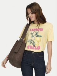 ONLY T-Shirt Lucy 15367829 Żółty Regular Fit. Żółte t-shirty damskie ONLY, l, bez wzorów, z bawełny, bez kołnierzyka, bez ramiączek. Za 89.99 zł.