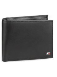 Tommy Hilfiger Portfel Eton Cc Flap And Coin Pocket AM0AM00652 Czarny. Czarne portfele męskie Tommy Hilfiger, bez wzorów, ze skóry. Za 269.99 zł.