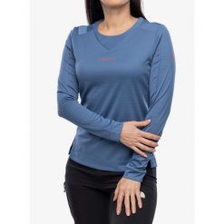 Bluza turystyczna damska La Sportiva Ibaia Pullover. Niebieskie bluzy damskie La Sportiva, xs, bez wzorów, bez ramiączek, bez kaptura. Za 261.99 zł.