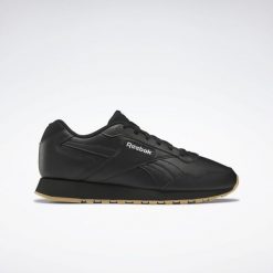 Trampki Męskie Skóra Glide. Czarne trampki męskie Reebok, bez wzorów, z gumy, klasyczne, bez zapięcia. Za 189.00 zł.