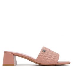 Klapki Nine West. Czerwone klapki damskie Nine West, bez wzorów, bez obcasa, bez zapięcia. Za 179.99 zł.