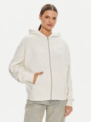 Calvin Klein Jeans Bluza Diffused J20J223533 Écru Regular Fit. Bluzy damskie Calvin Klein Jeans, xs, bez wzorów, z bawełny, bez ramiączek, bez kaptura. Za 449.99 zł.