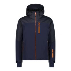 Kurtka narciarska z kapturem i zamkiem CMP. Czarne kurtki sportowe męskie CMP, na zimę, xl, bez wzorów, z kapturem, narciarskie. W wyprzedaży za 1,122.50 zł.