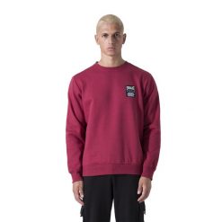 Bluza męska Everlast Neutrals Crewneck. Czerwone bluzy męskie EVERLAST, l, bez wzorów, sportowe, bez ramiączek, bez kaptura. Za 119.99 zł.