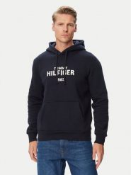 Tommy Hilfiger Bluza MW0MW44937 Granatowy Regular Fit. Niebieskie bluzy męskie Tommy Hilfiger, m, bez wzorów, z syntetyku, bez ramiączek, bez kaptura. Za 409.99 zł.