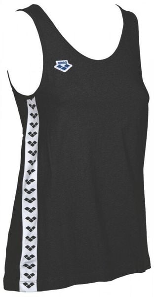 Arena KOSZULKA WOMAN TANK TOP TEAM ICONS BLACK-WHITE-BLACK ROZMIAR XS 001782501. Białe topy damskie ARENA, xs, bez wzorów, bez kołnierzyka, bez ramiączek. Za 67.62 zł.