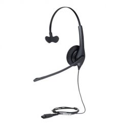 Jabra Biz 1500 Mono Zestaw słuchawkowy Przewodowa Opaska na głowę Biuro/centrum telefoniczne Bluetooth Czarny. Czarne słuchawki bezprzewodowe JABRA. Za 250.99 zł.